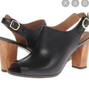 Black Peep Toed Heels (Brand: Clark’s)